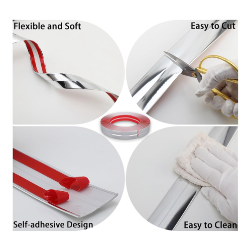 Shiny Multifunctional Molding Trim, Peel and Stick 2