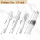 Pre Rolled Silver Plastic Silverware Set,Pre Napki 3