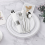 Pre Rolled Silver Plastic Silverware Set,Pre Napki 7