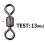 Fishing Swivel Connector Solid Ring Rolling Rotato 4