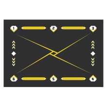 Football Training Mat, Anti-Slip and Noise Reducti