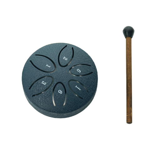 Rain Drum for Outside, Steel Tongue 6 Notes 3 Inch
