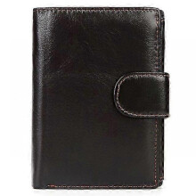 (Dark Coffee) Vintage Men Wallet Leather Short Wallets Male Multifunctional Cowhide Male Purse Coin Pocket Photo Card Holder(light Coffee)