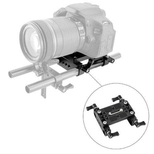 Camera Mounting Plate Pro DSLR Shoulder Mount Supp 2