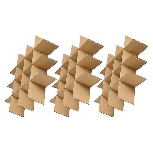 Wine Boxes for Moving Glass Divider Kits Cardboard Dividers Khaki Separation 18pcs 2
