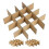 Wine Boxes for Moving Glass Divider Kits Cardboard Dividers Khaki Separation 18pcs 1