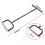 Lawn Aerator Spike Metal Manual Dethatching Soil A 10