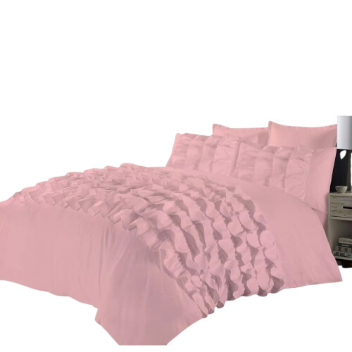 Priscilla Polycotton Frilled Duvet Cover Set (Single) 1