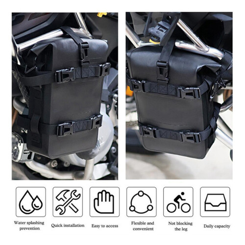 Motorbike Rear Rack Trunk Storage Bag Waterproof B 2