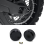 Front+Rear Axle Nut Covers for Sportsters S Pan A 6