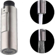 Replacement Kitchen Faucet Spout for Hand Shower Universal Detachable Faucet Head G1/2 Brushed Sus304 Stainless Steel Pfs200-bs
