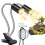 Reptile Heat Lamp, Double-Head Lamp with Clamp,Rep 9