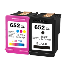 HP 652XL Compatible Ink Box (25ml) for DeskJet Ink Advantage Series – Nozzle Clip, High-Quality Chips, Black/Colorful