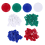 400 Pieces Plastic Poker Chips Game 4 Colors Count 4