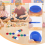 400 Pieces Plastic Poker Chips Game 4 Colors Count 8