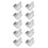 10Pcs Small Ink Damper Square Head for R1800 1900 2