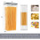Airtight Tall Food Storage Container Set, 2Pcs 2.8 3