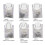 600PCS Staples for Hot Stapler Set Bumper Repair W 6