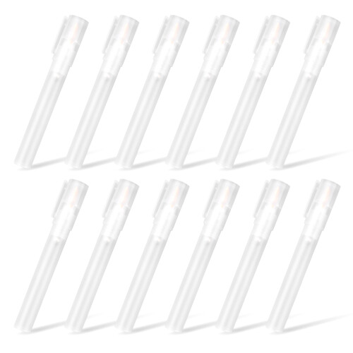 12Pack 6/3 mm Empty Fillable Blank Paint Touch Up