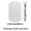 25 Pack Aluminum Blank Dog Tags for Laser-Engravin 5