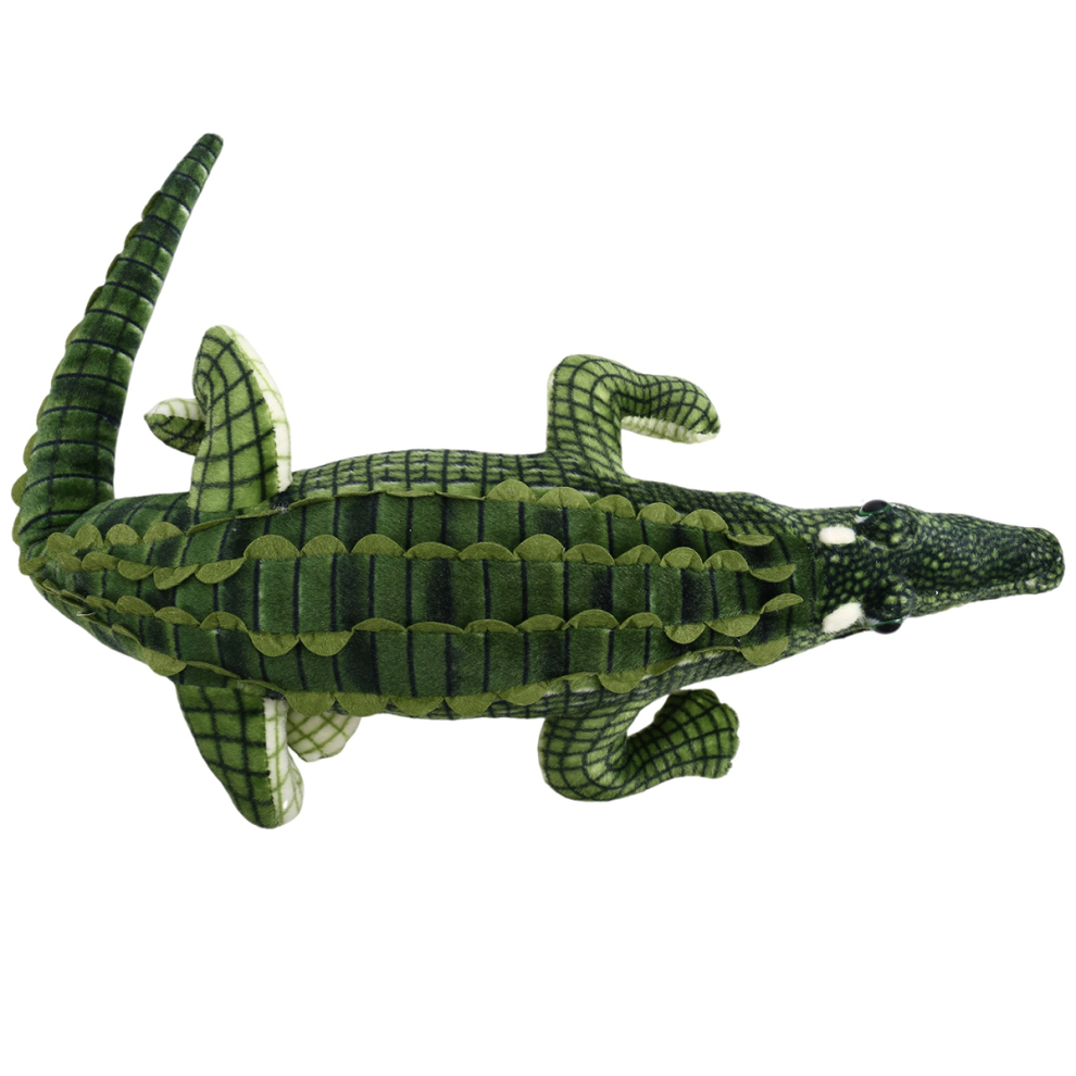Semoic 100Cm Stuffed Animal Real Life Alligator Plush Toy
