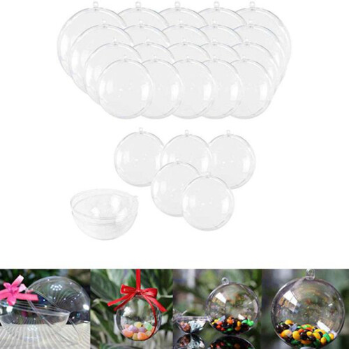 30Pcs Plastic Hollow Ball Christmas Decoration Win 2