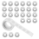 25 Rolls Glue Point Clear Balloon Removable Adhesi 3