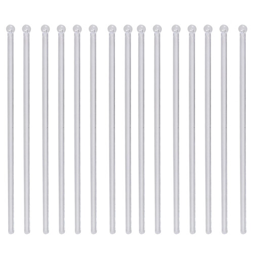 Transparent Cocktail Drink Bar Muddler Round Head
