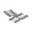 10 x Piercing Stud Earrings 316L Steel 3