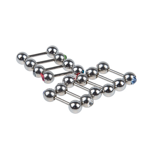 10 x Piercing Stud Earrings 316L Steel 2