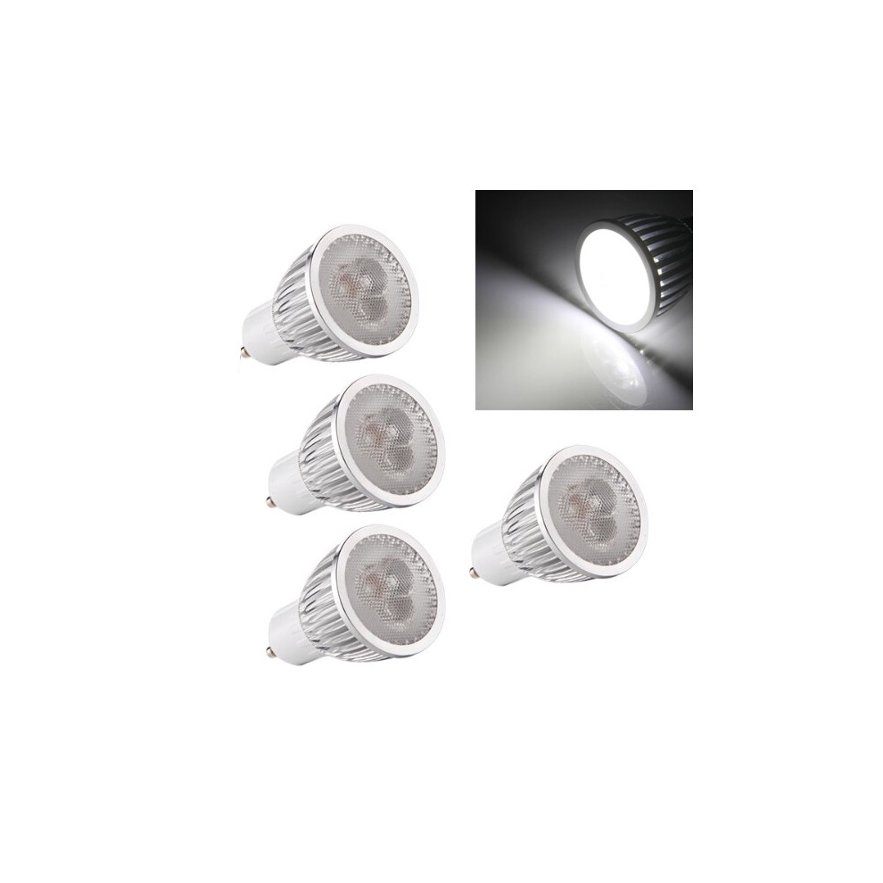 4 GU10 Pure White 3 LEDs Dimmable Office Spot Ligh-image-OPC-PJFJ8BB-NEW