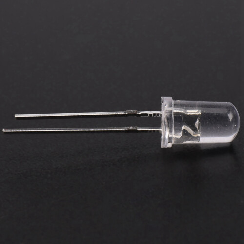 100 pcs 5mm White LED Diode Lights DC 3V 20mA Bulb 2