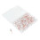 100Pcs Rose Gold Push Pins ThumbTacks Transparent 1