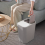 Trash Can Rectangle Plastic Push-Button Dual Compa 7