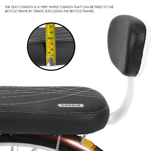 Bicycle Rear Seat Cushion Armrest Footrest Set, Bi 2