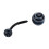 20 Round Plastic Ball Belly Navel Body Bar Ring 0. 4