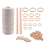 Macrame Cord Natural Cotton Rope 3mm with Wood Rin 3