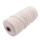 Macrame Cord Natural Cotton Rope 3mm with Wood Rin 7