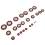 25 pcs Professional Leather Tenor Saxophone Pads O 3