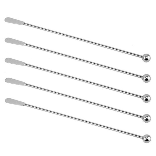 5 Pcs Reusable Swizzle Sticks Coffee Stirrers Beve 2