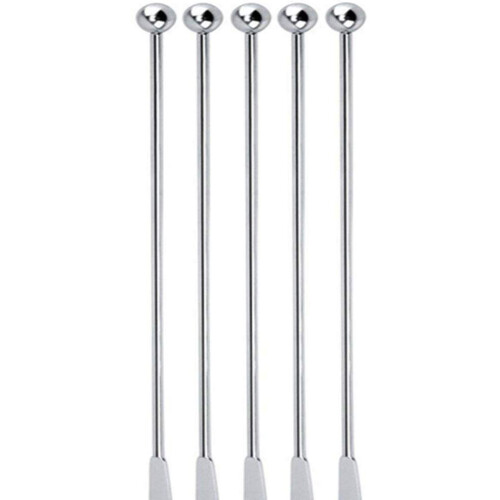 5 Pcs Reusable Swizzle Sticks Coffee Stirrers Beve