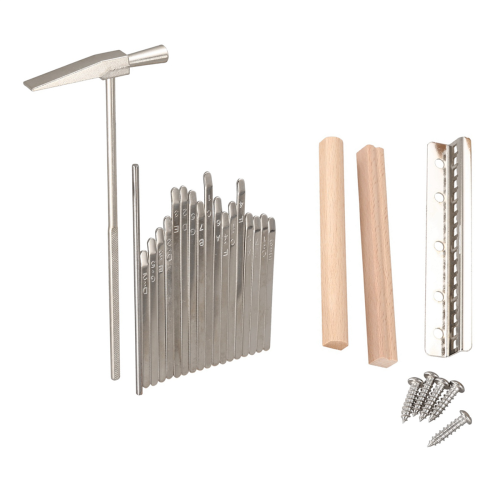 17 Keys Kalimba Thumb Finger Piano DIY Keys+Bridge 2