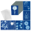 Sun Print Paper Kit, 100 Sheet Cyanotype with 4 Ac 1