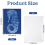 Sun Print Paper Kit, 100 Sheet Cyanotype with 4 Ac 8