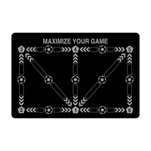 Football Footstep Training Mat, Non-Slip Soccer Tr