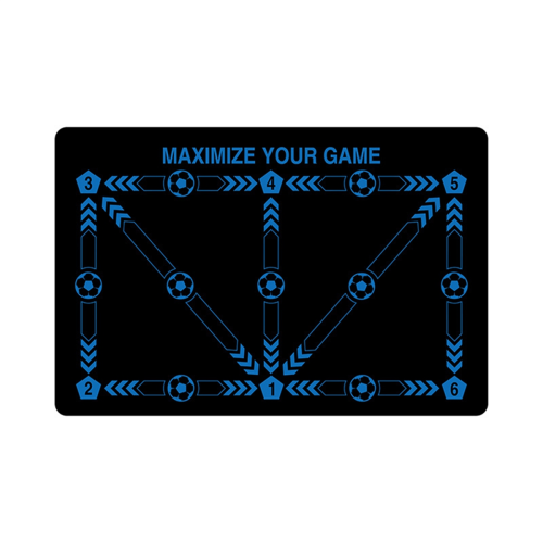 Football Footstep Training Mat, Non-Slip Soccer Tr