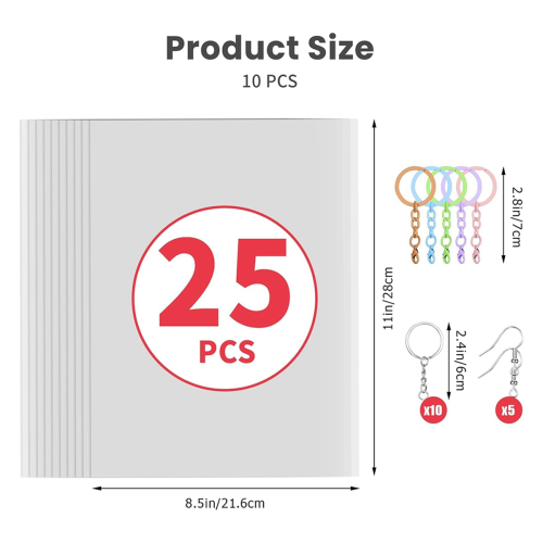 Printable Heat Shrink Sheets, Plastic Sheet Films 2