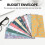 12 Pack Budget Envelopes Laminated Cash Envelope S 7