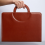 Leather Portfolio Folder with Zipper for Women/Men 10