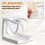 8 Pack Adjustable Cup Holder Folding Drink with Sc 4
